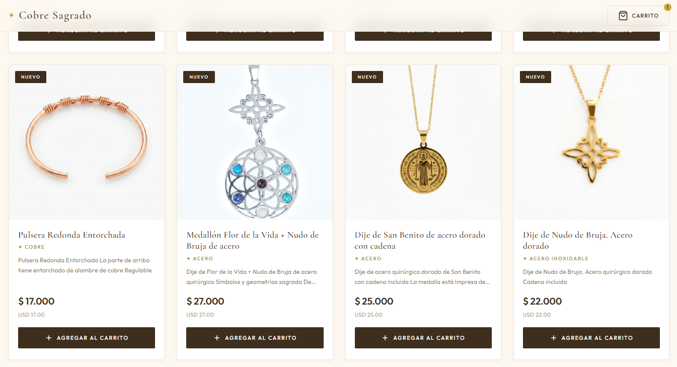 Tienda Online — Catálogo